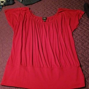 Beautiful red women's top.
